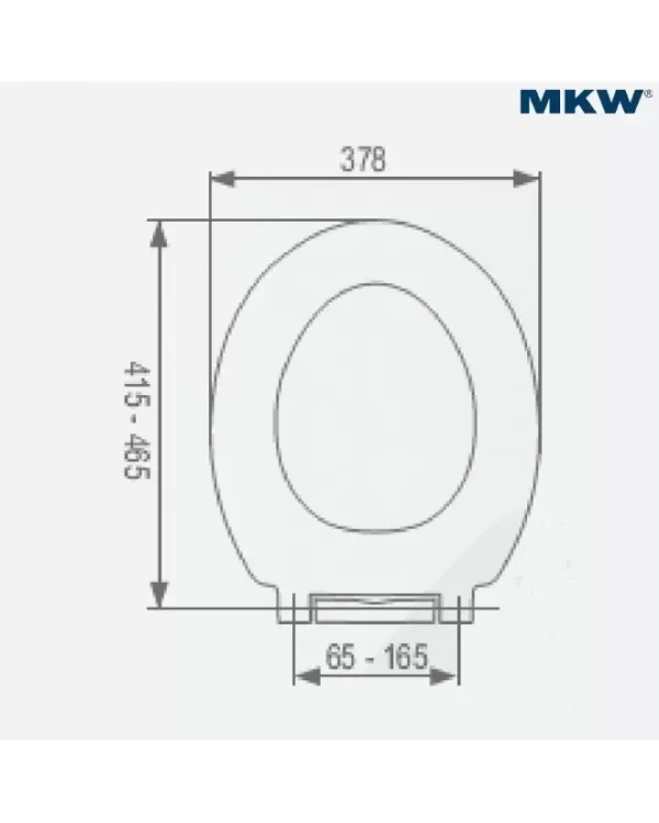 MKW Benefit Slim SoftClose WC ülőke - Image 2