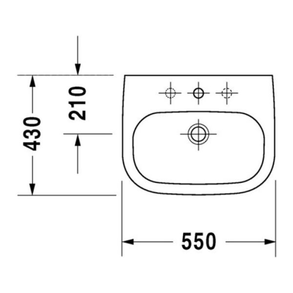 DURAVIT D-CODE MOSDÓ 55X43 - Image 2