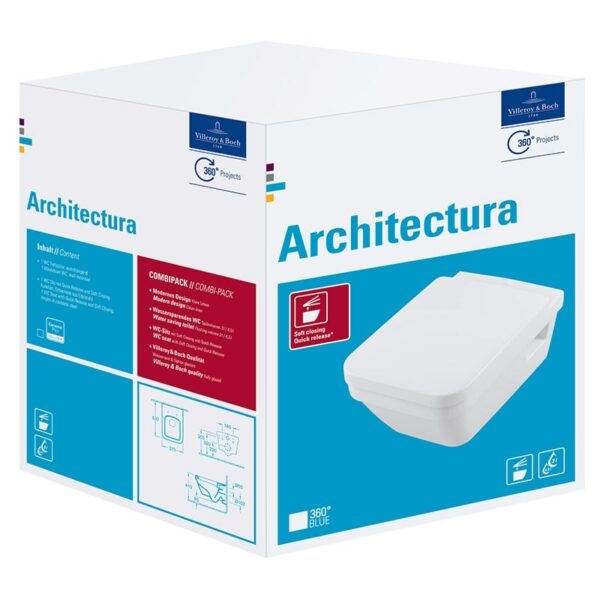 VILLEROY ARCHITECTURA KOMBIPACK DIRECTFLUSH